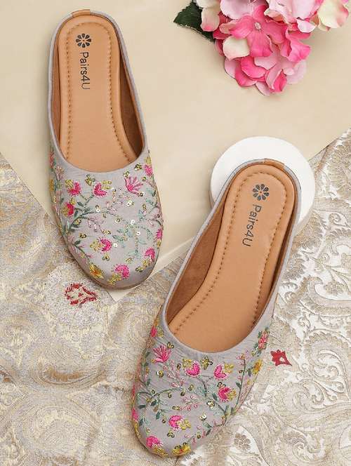 women embroidered slip on juti - 22053854 -  Standard Image - 0