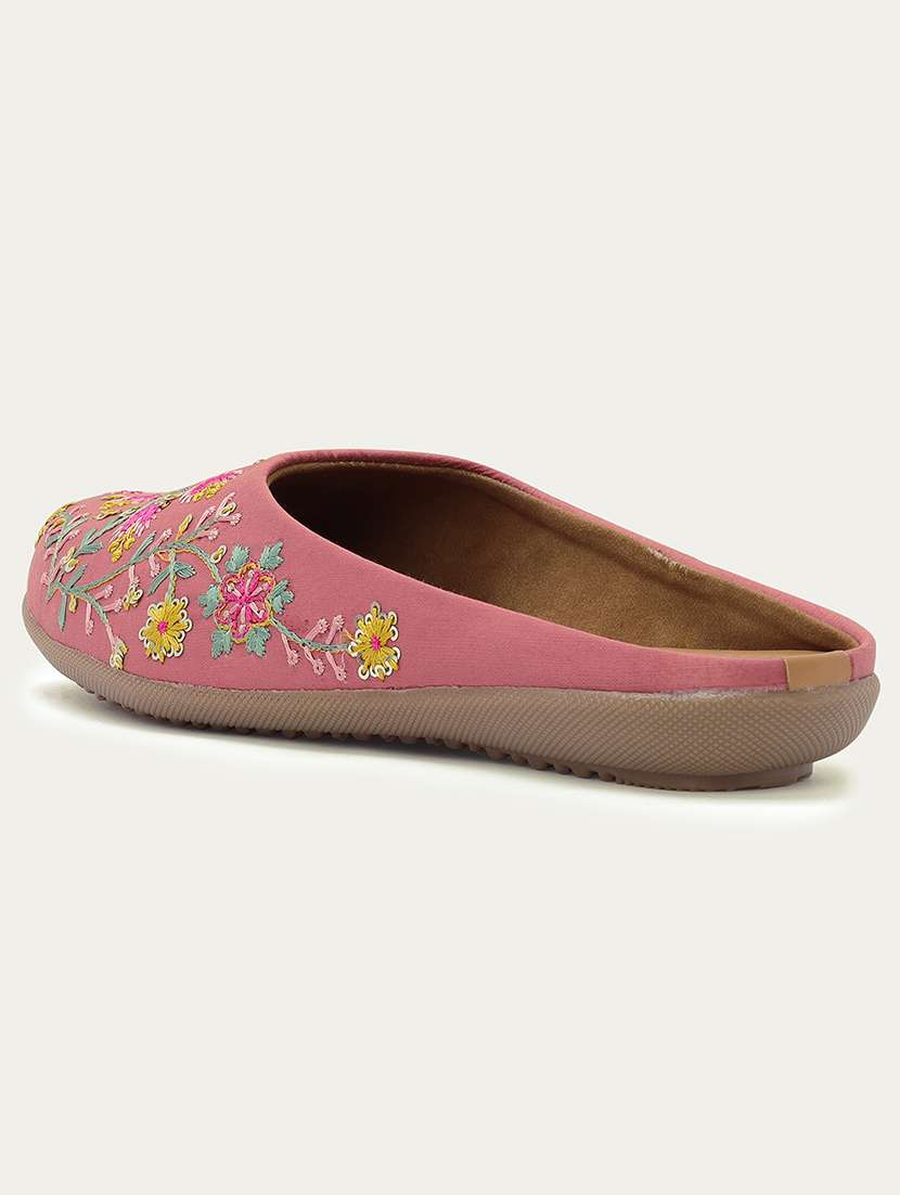 women embroidered slip on juti - 22053855 - Standard Image - 3
