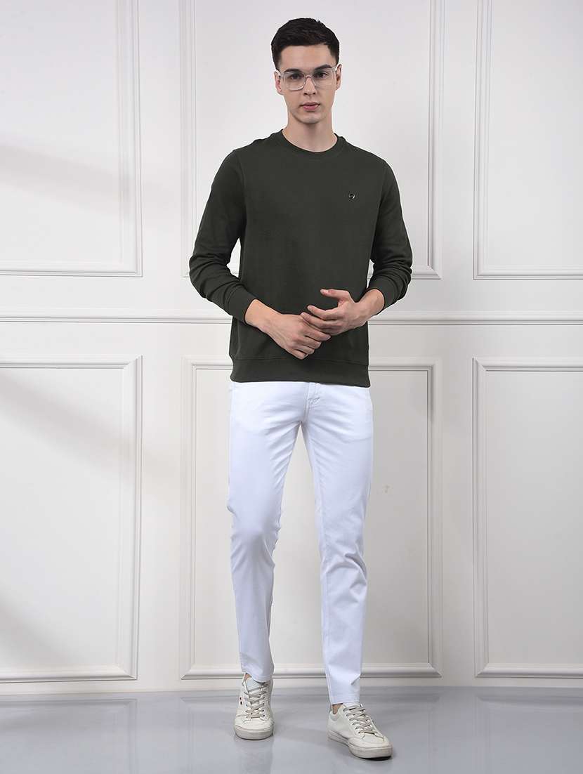 men solid long sleeve regular fit sweatshirt - 22053945 -  Standard Image - 5