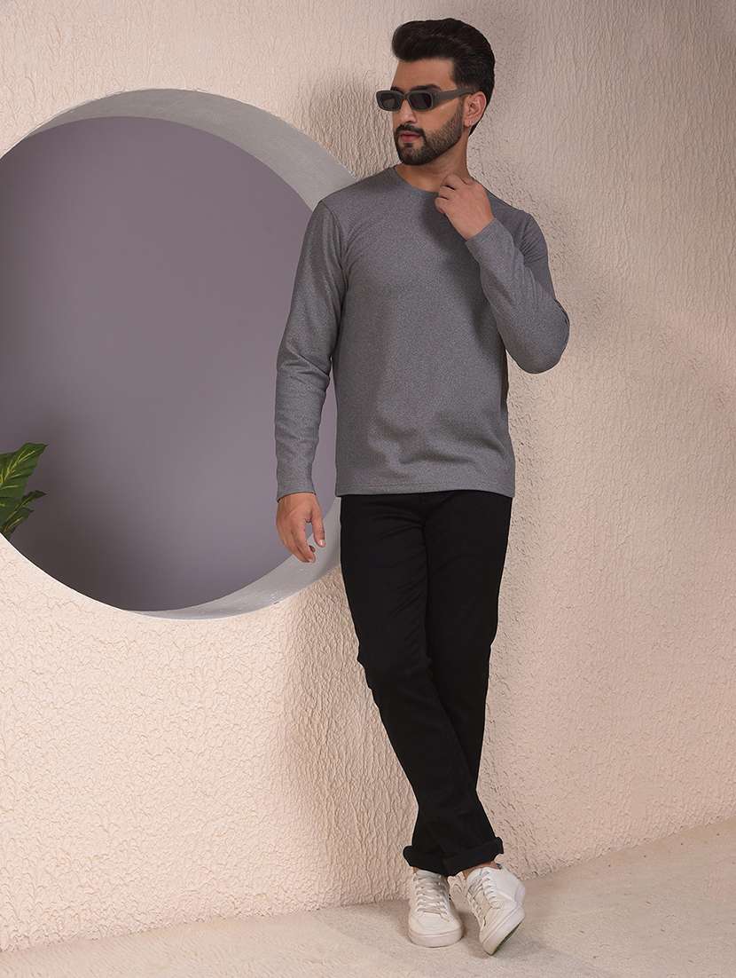 men solid long sleeve regular fit sweatshirt - 22053963 -  Standard Image - 5
