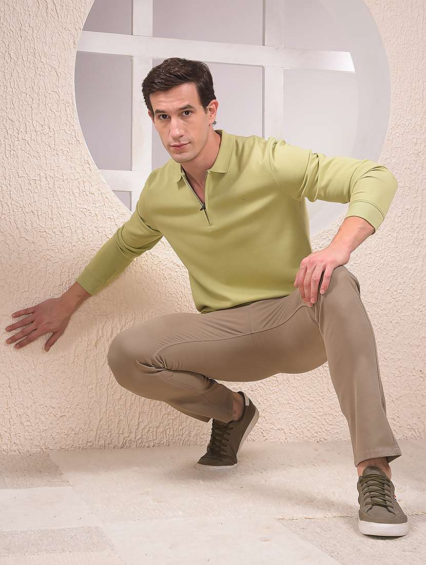 men solid long sleeve regular fit sweatshirt - 22053965 -  Standard Image - 5