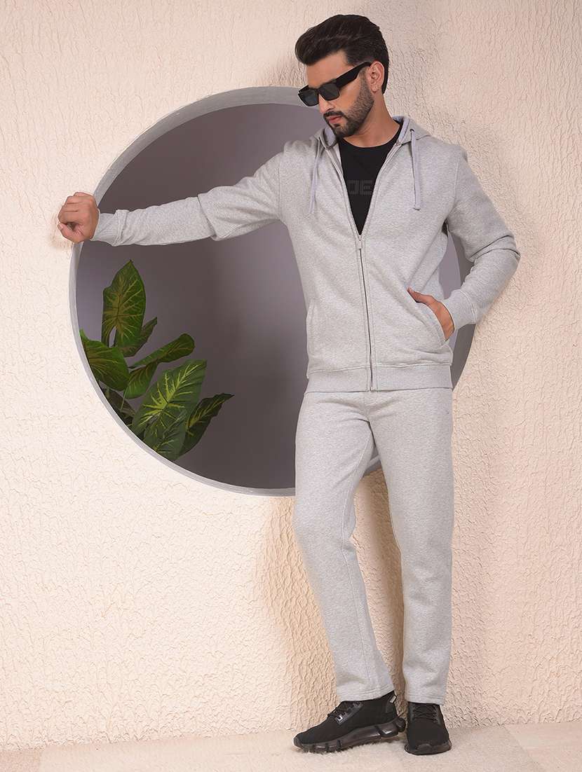 Men Solid Mid Rise Full Length Track Pant - 22053976 -  Standard Image - 5