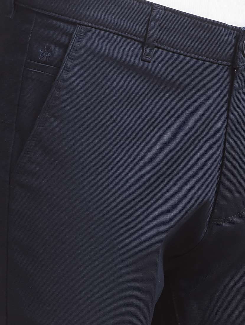 men solid mid rise flat front casual chinos  - 22054005 -  Standard Image - 5