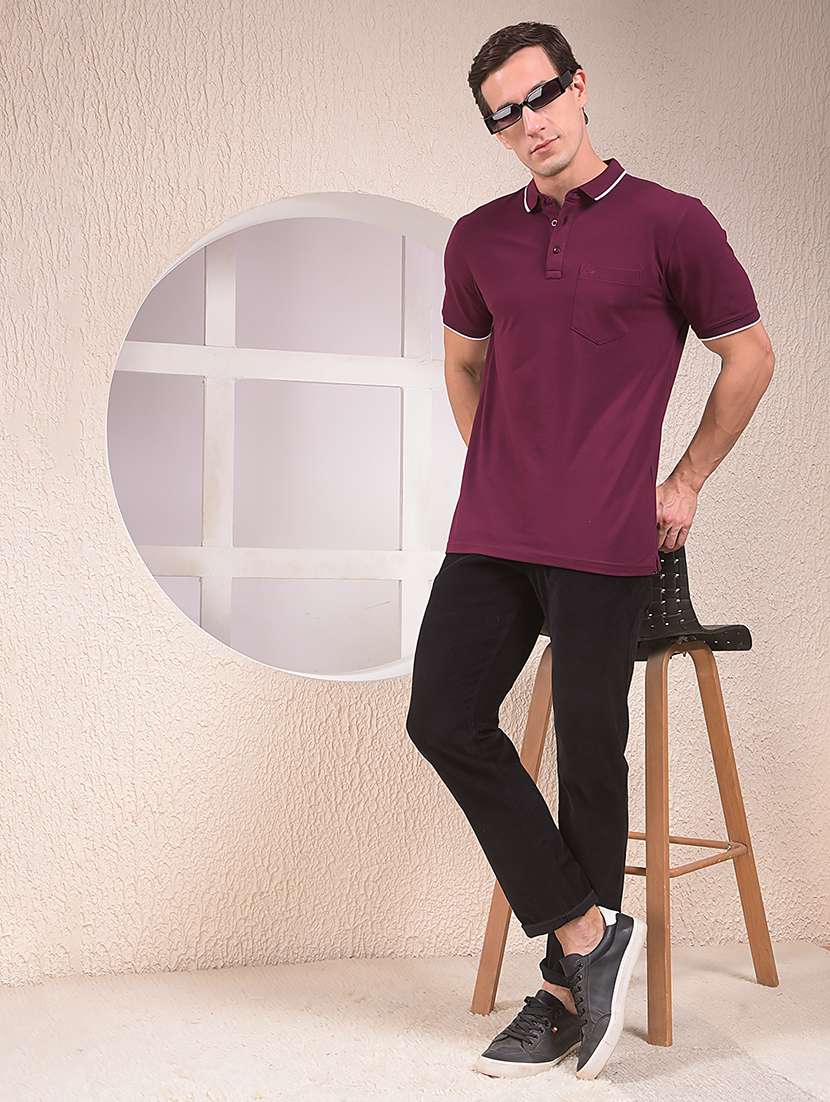 men solid mid rise flat front casual chinos - 22054029 - Standard Image - 5