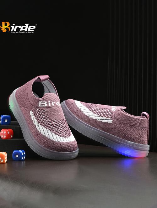 kids mauve slip on sports shoe - 22054111 -  Standard Image - 0