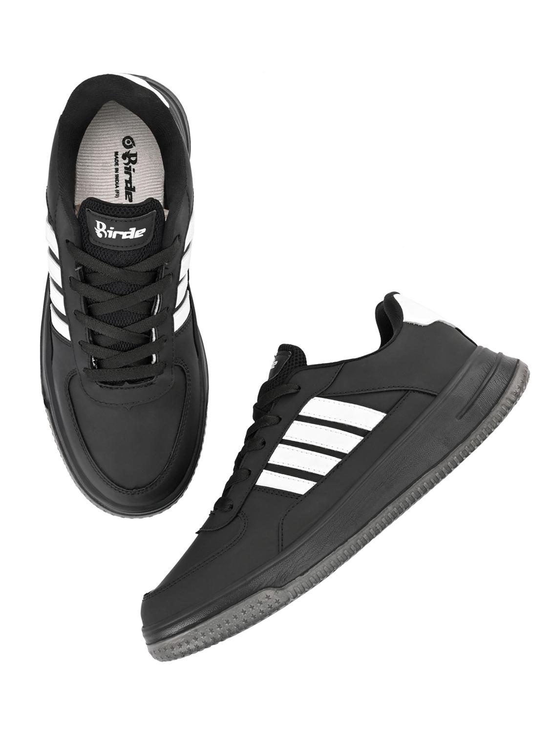 men solid black sport shoes - 22054113 - Standard Image - 3