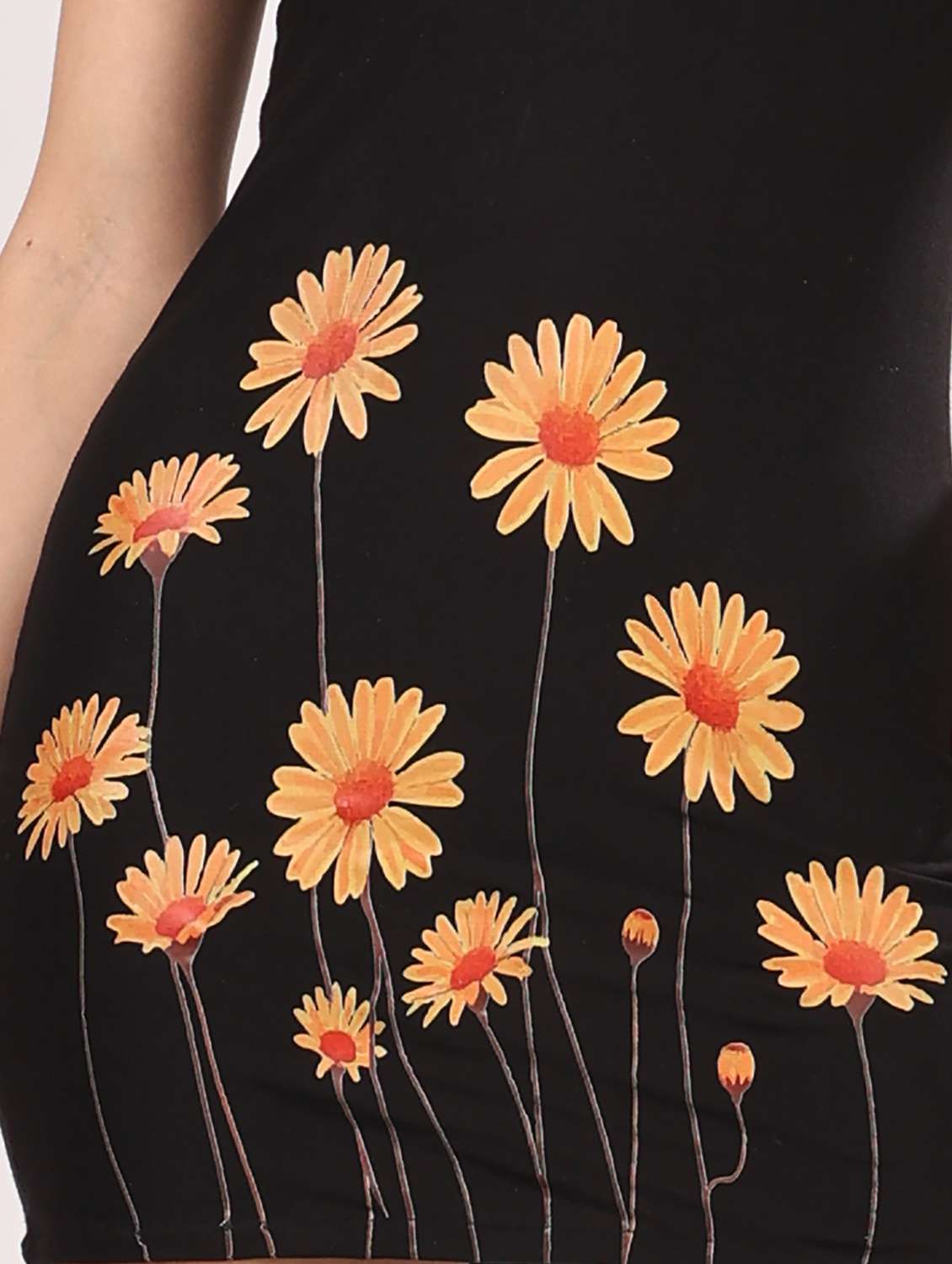 women printed shoulder strap bodycon dress - 22054178 -  Standard Image - 5