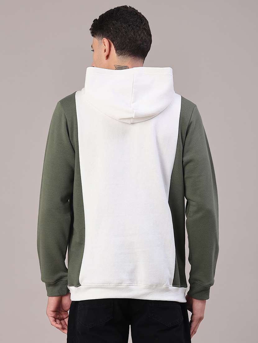 men printed long sleeve hooded sweatshirt - 22054221 -  Standard Image - 3
