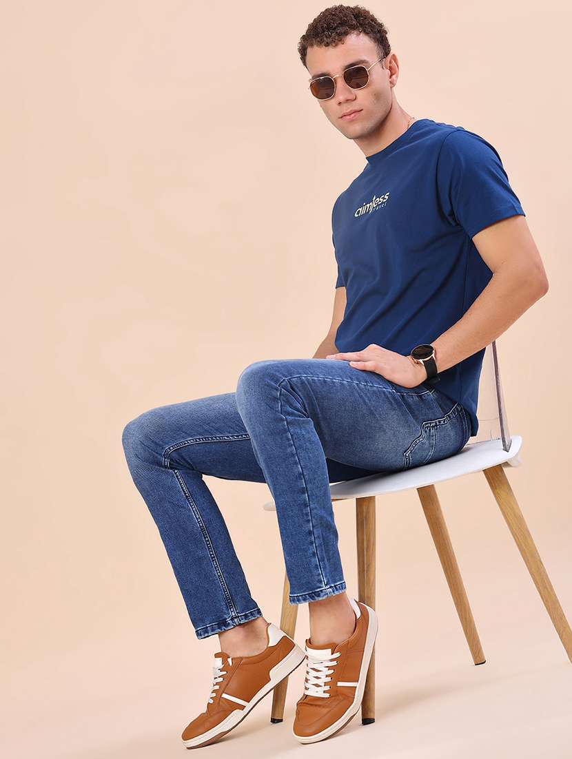 men printed short sleeve regular fit t-shirt - 22054466 -  Standard Image - 3