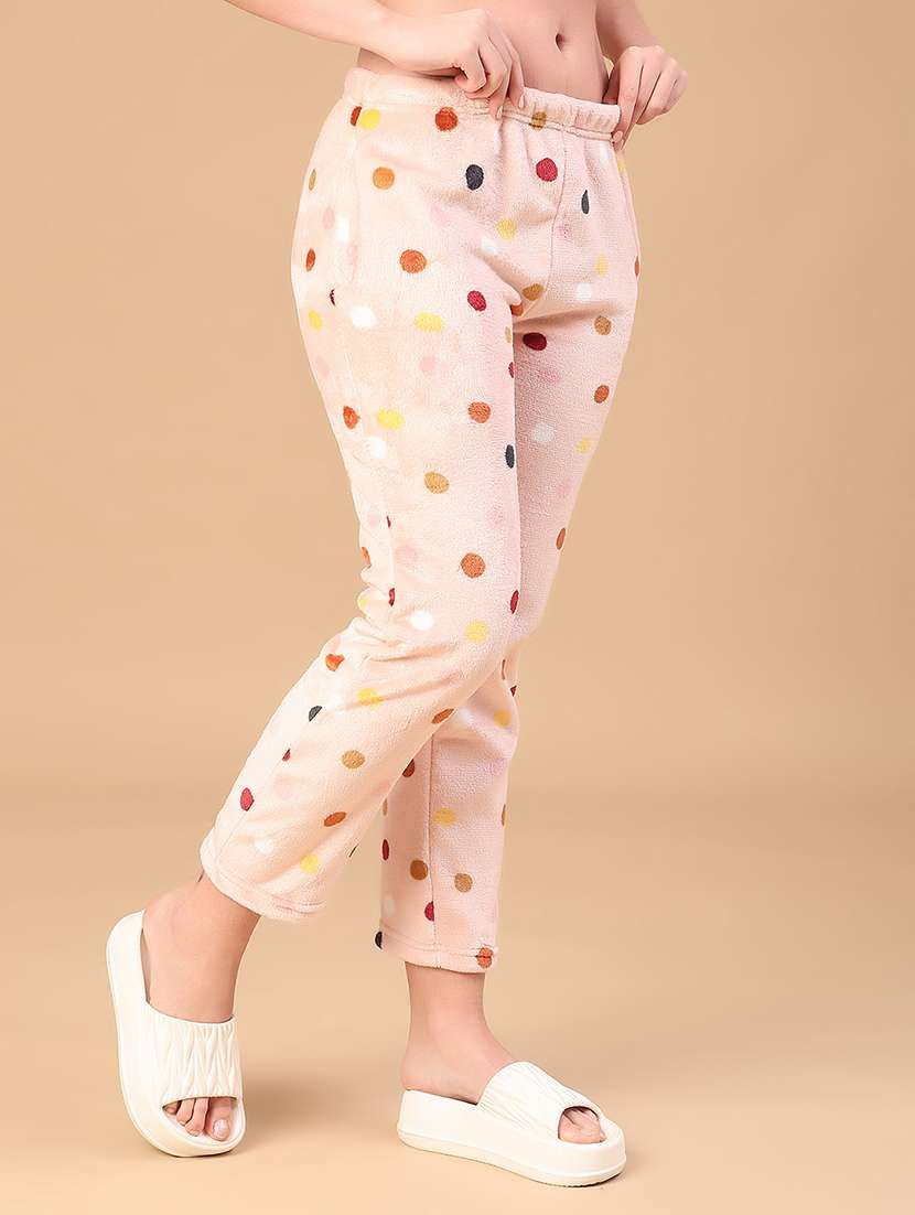 Printed Polyester Pajamas Lounge Wear - 22054469 -  Standard Image - 3