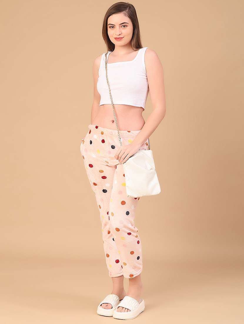 Printed Polyester Pajamas Lounge Wear - 22054469 -  Standard Image - 5