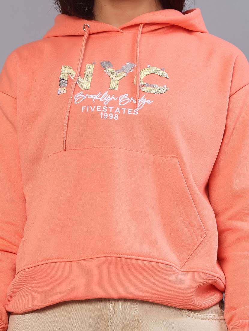 women printed long sleeve sweatshirt - 22054474 -  Standard Image - 5