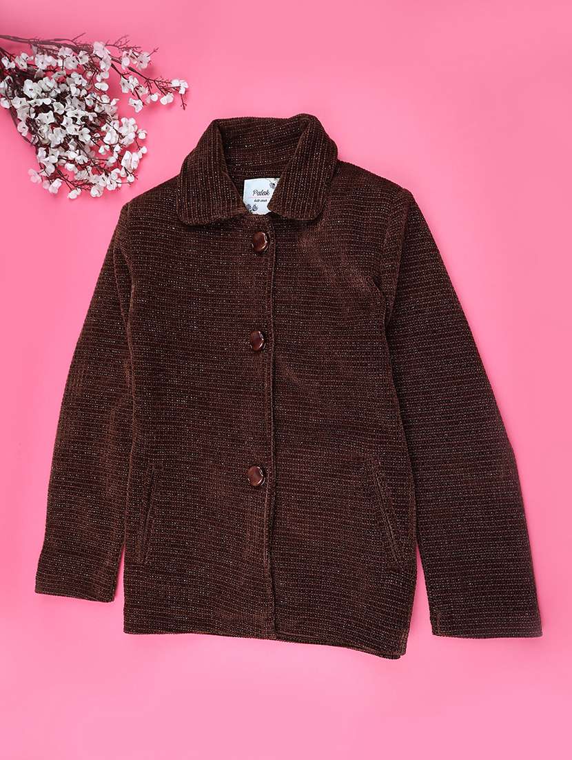 women solid long sleeve trench coat