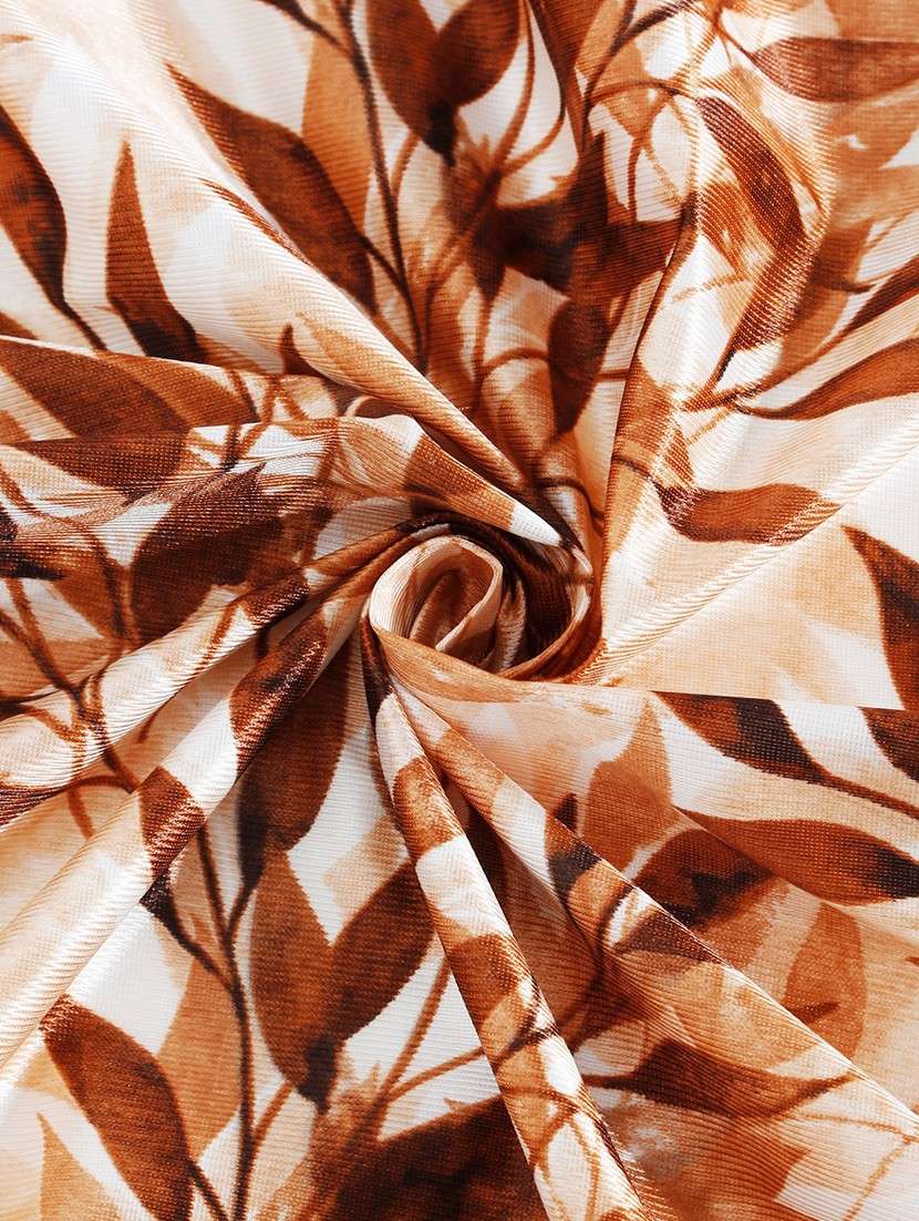 pack of 2 floral printed 7 feet door curtains - 22055019 -  Standard Image - 3