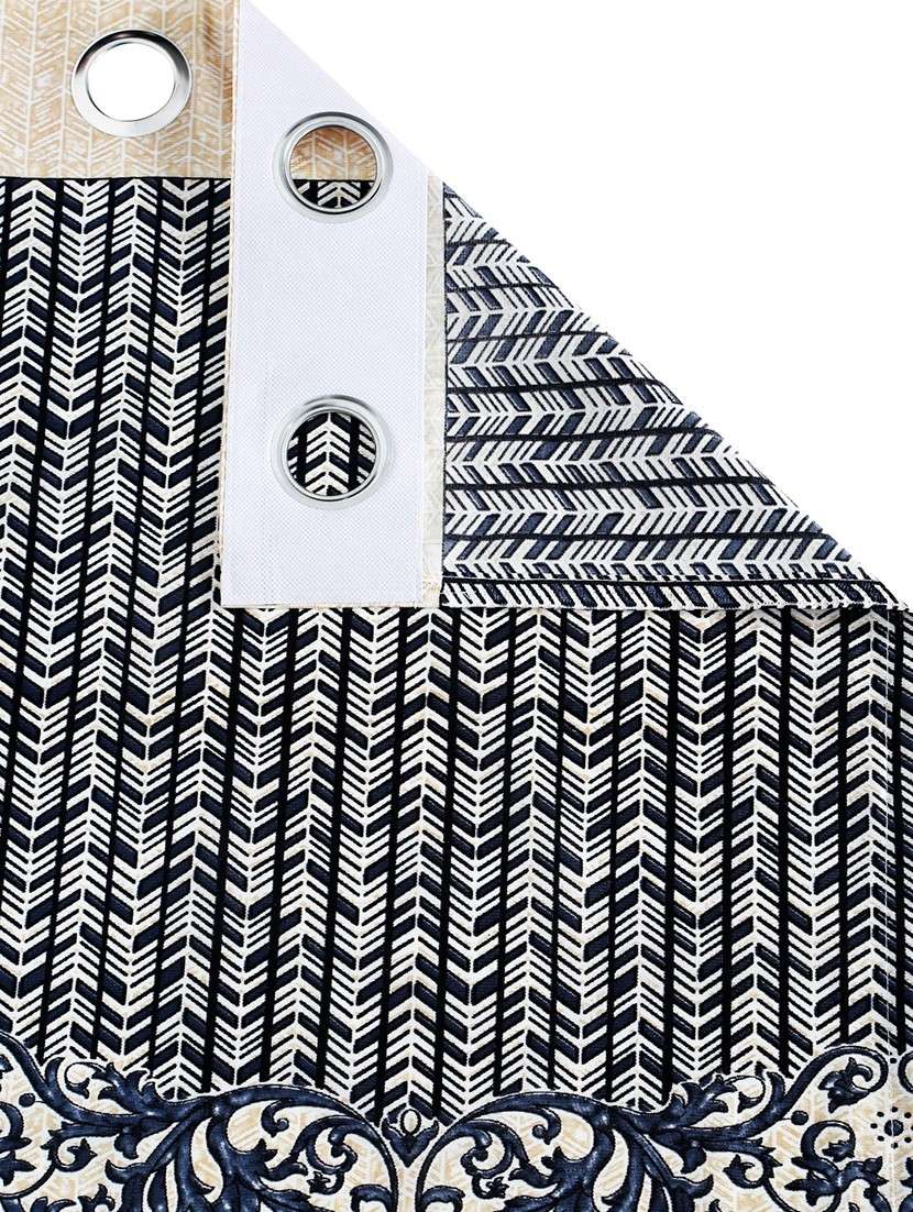 pack of 2 printed 7 feet door curtains - 22055028 -  Standard Image - 3