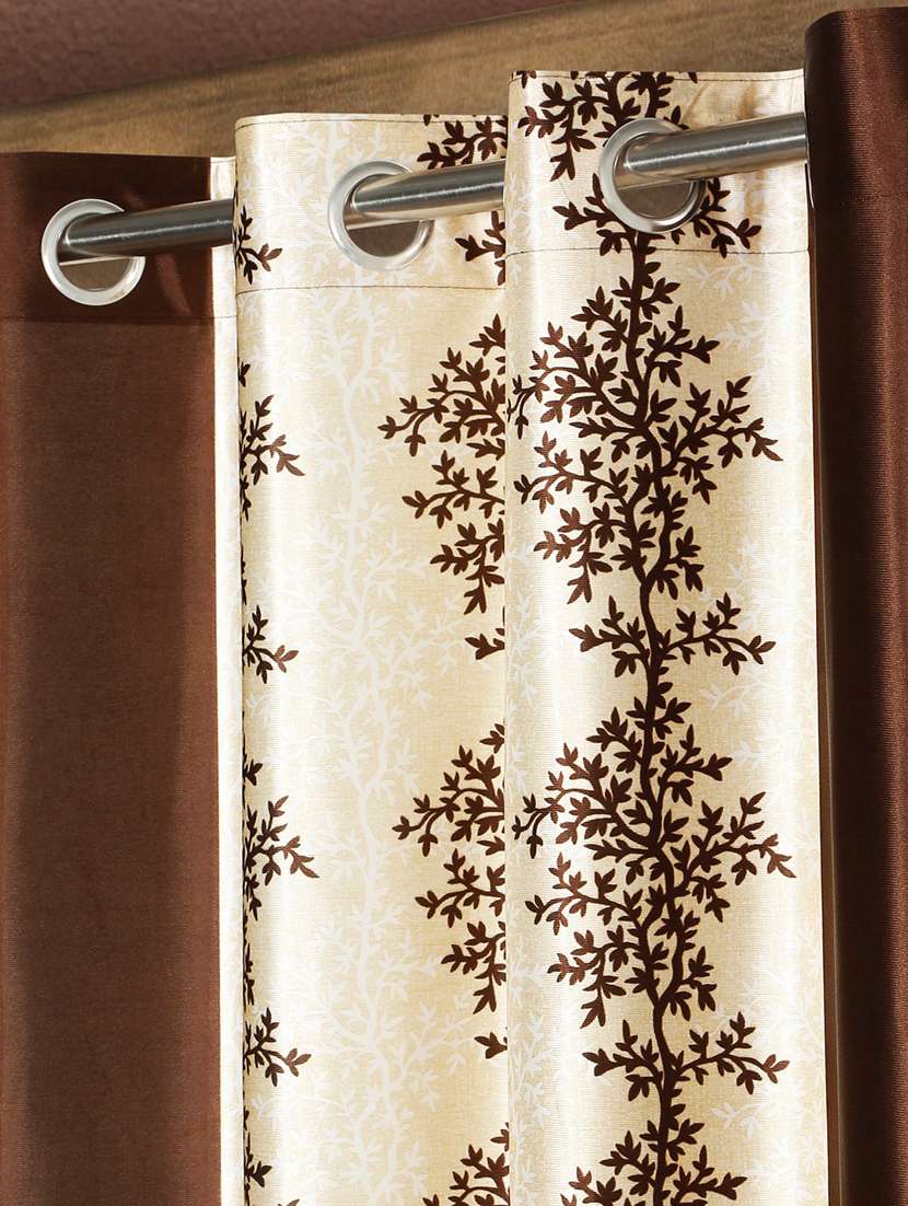 pack of 2 printed 7 feet door curtains - 22055035 - Standard Image - 3