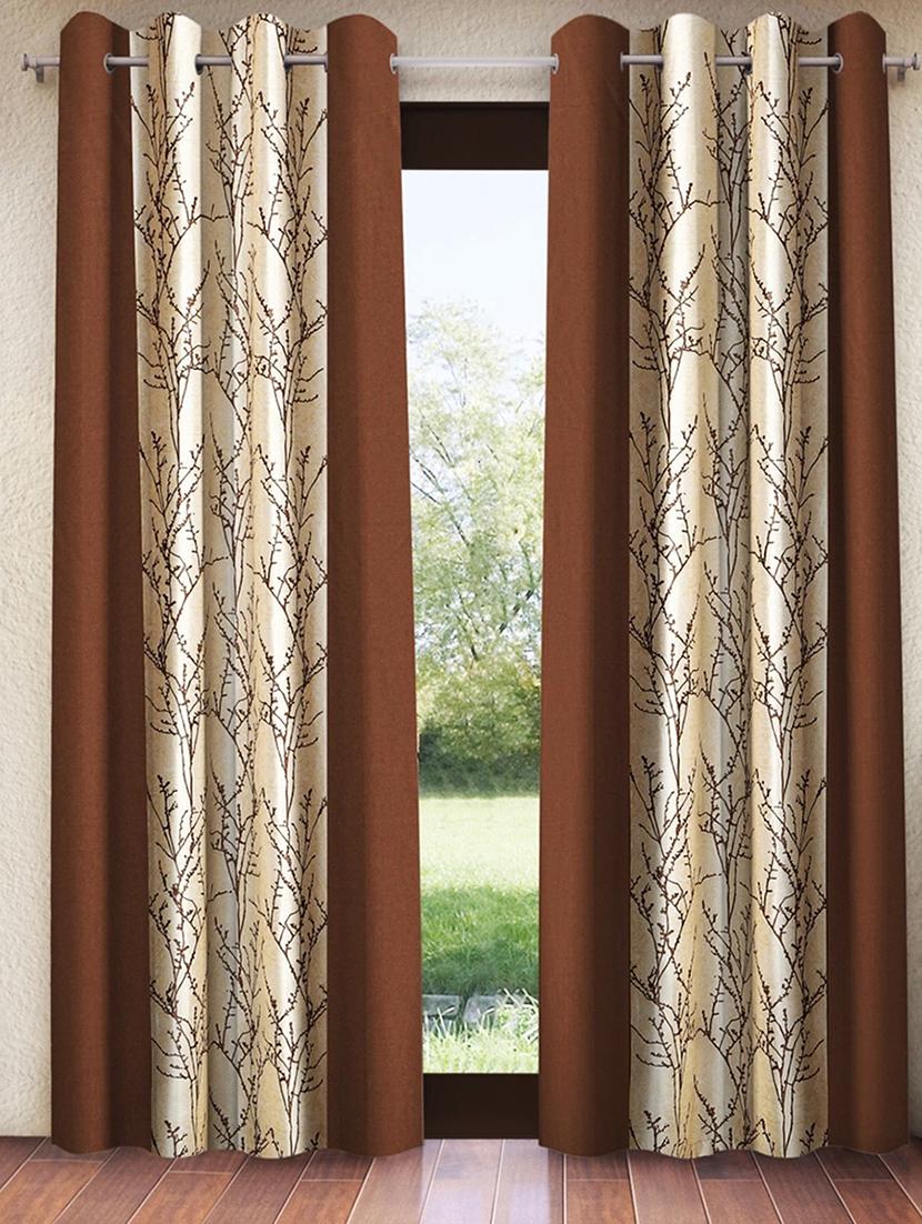 pack of 2 printed 7 feet door curtains - 22055038 - Zoom Image - 0