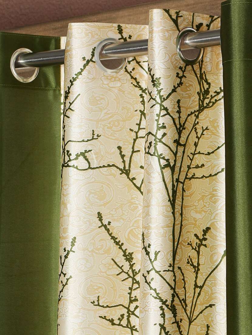 pack of 2 printed 7 feet door curtains - 22055039 -  Standard Image - 3