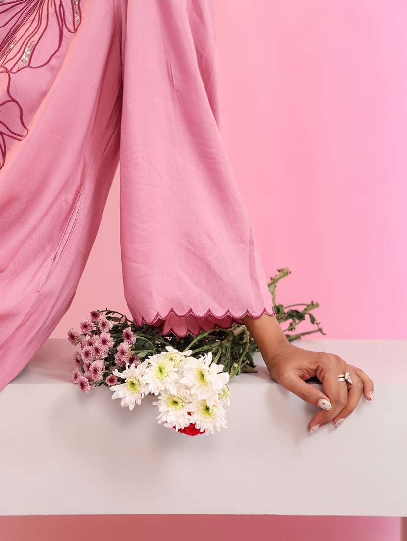 women floral long sleeve kurta pant set - 22055093 - Standard Image - 5