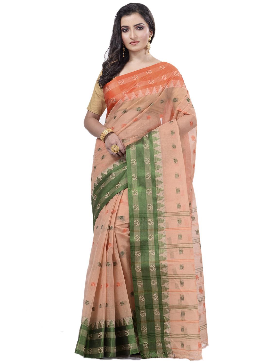 women self design jamdani saree - 22055178 - Zoom Image - 0
