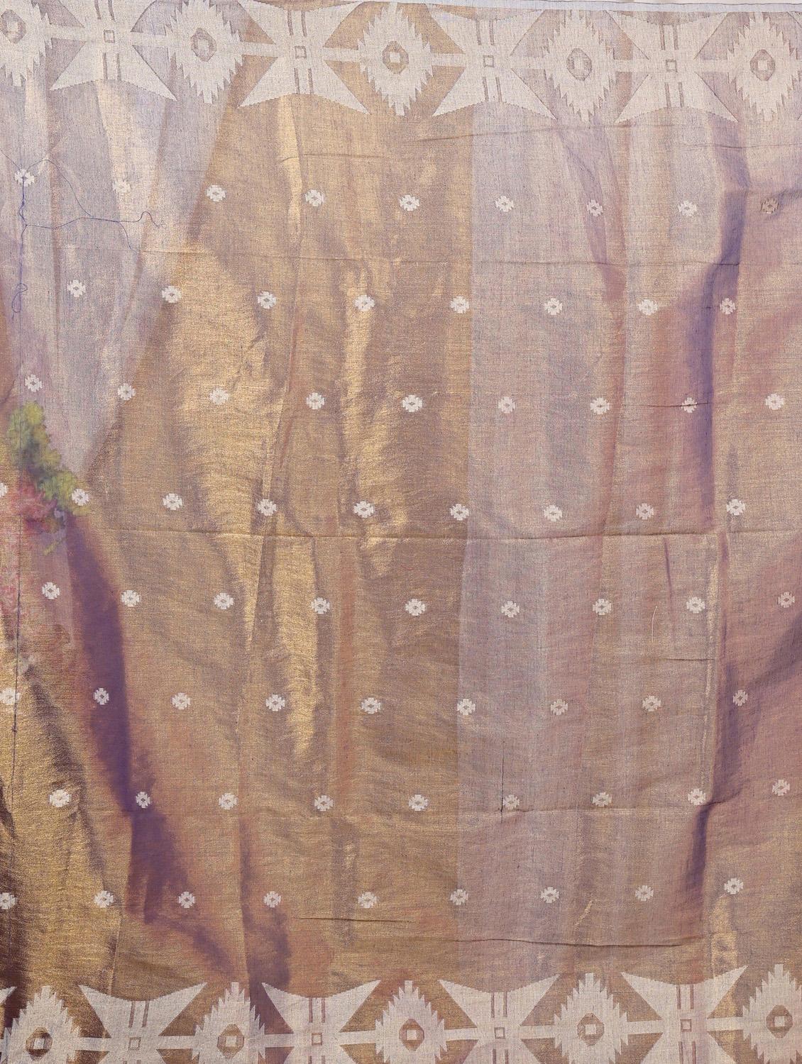 multi colored tissue tant saree - 22055465 - Standard Image - 5