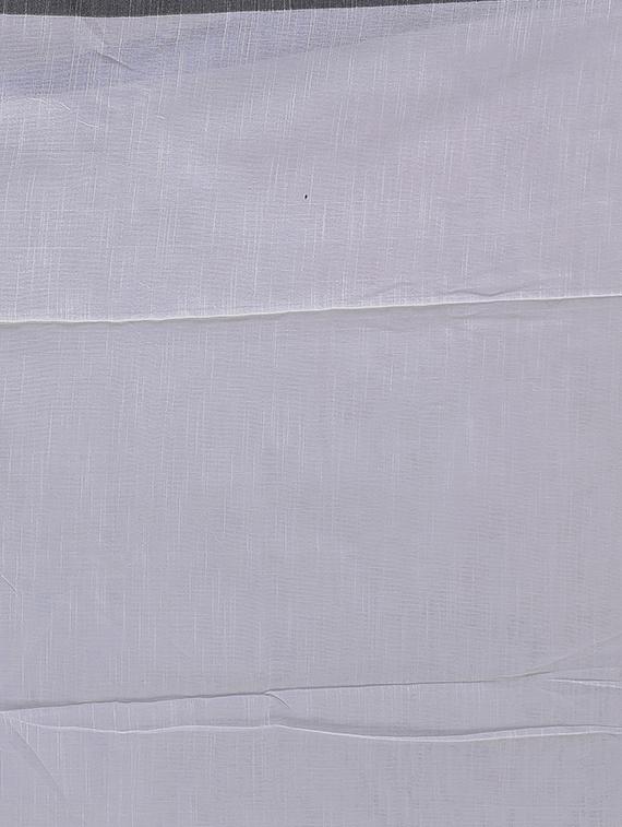 women solid with bordered handloom saree - 22055505 - Standard Image - 5