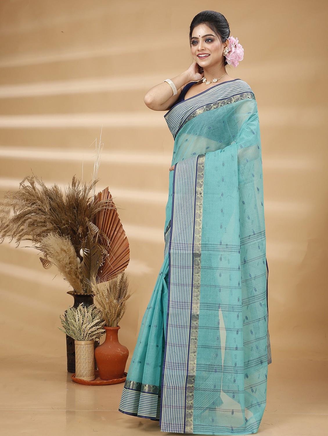 women self design handloom saree - 22055515 - Standard Image - 3