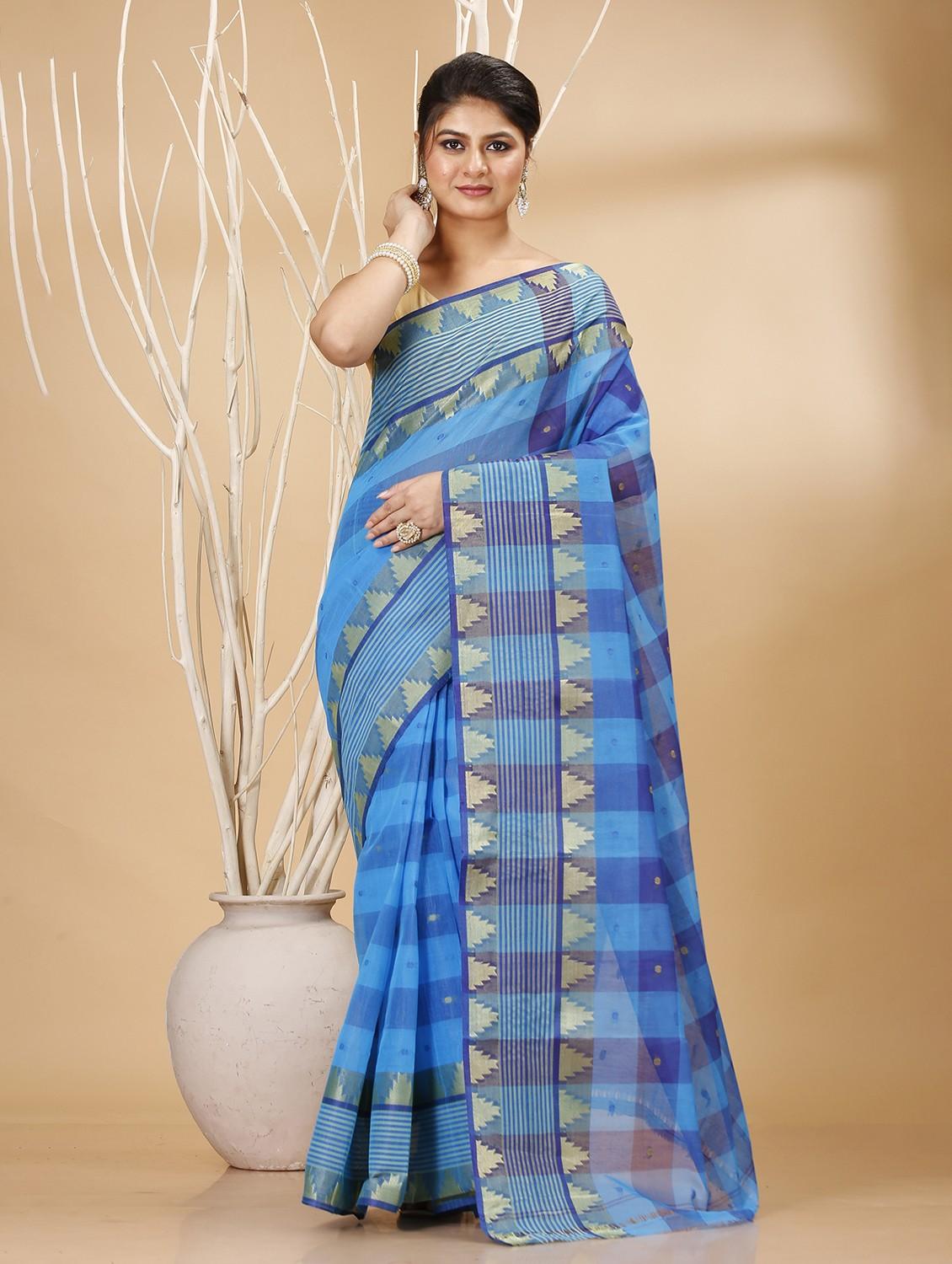 women self design handloom saree - 22055720 - Zoom Image - 0