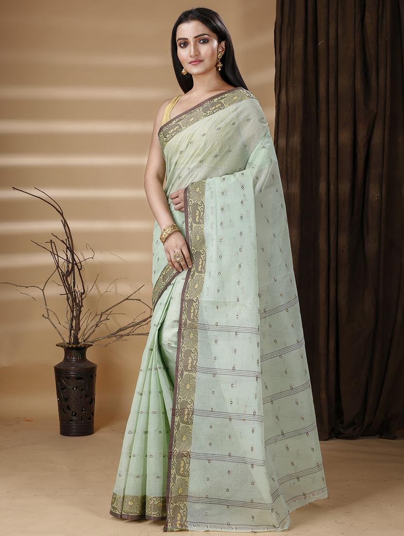 women self design handloom saree - 22055974 - Zoom Image - 0