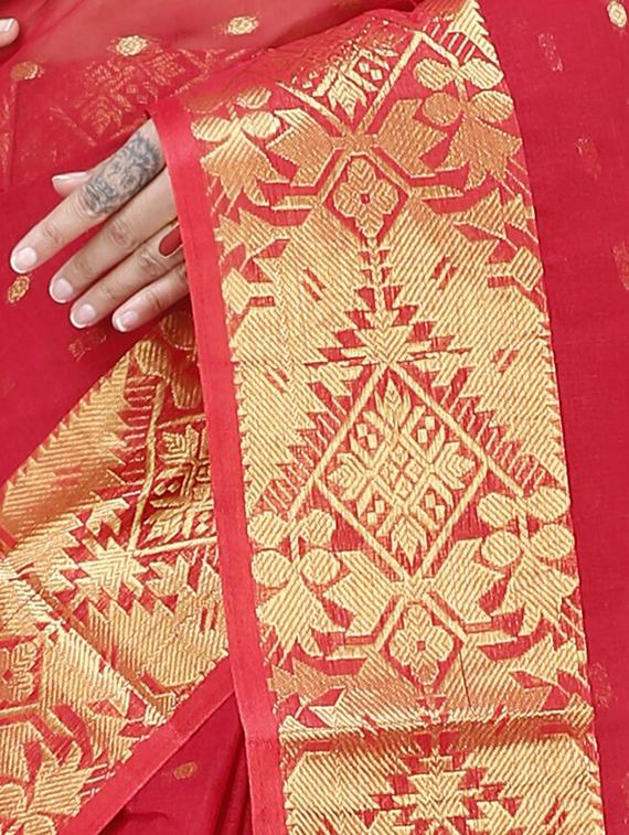 women self design handloom saree - 22056511 - Standard Image - 5