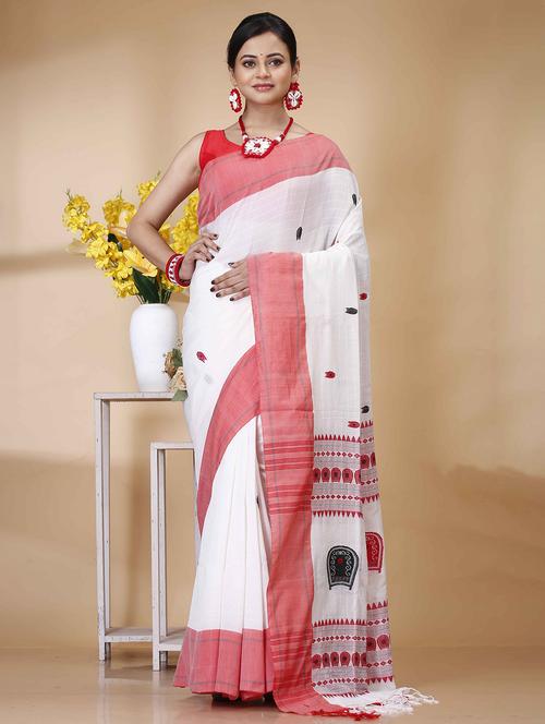 women self design handloom saree - 22056714 - Standard Image - 0