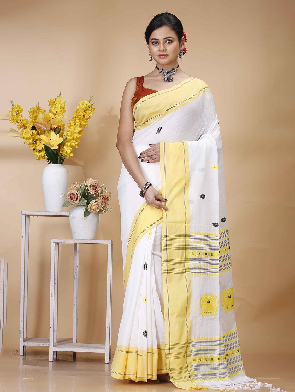 women self design handloom saree - 22056745 - Zoom Image - 0