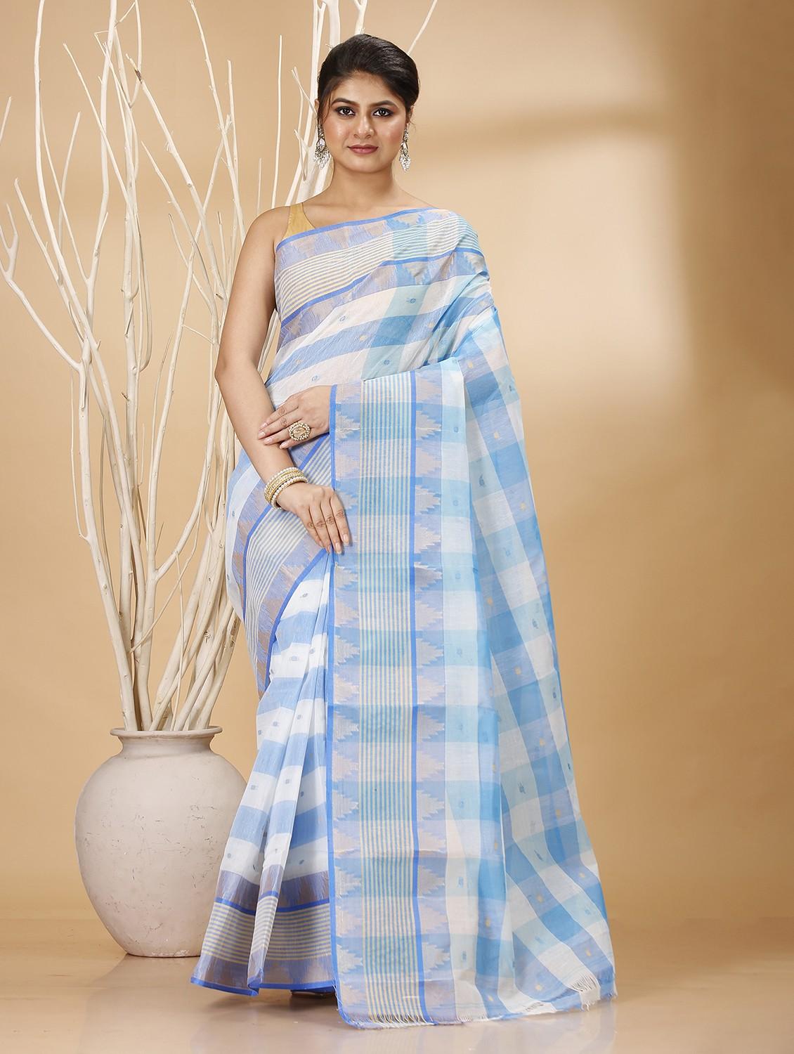 women self design handloom saree - 22056824 - Zoom Image - 0