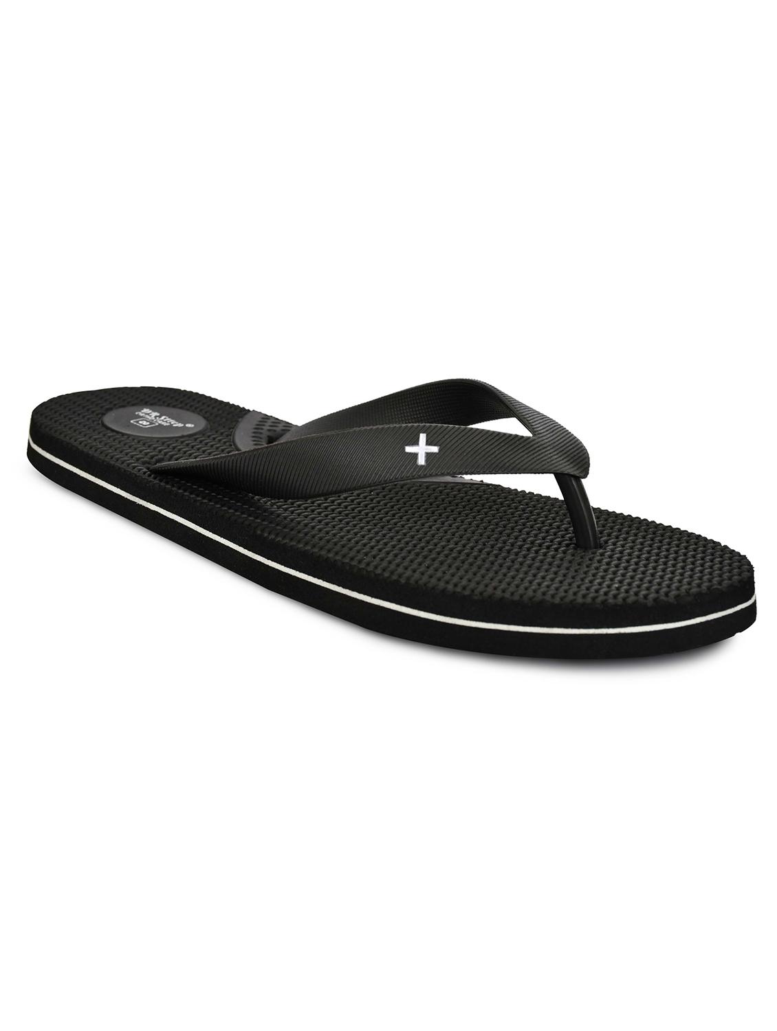 men black solid flip flop - 22056924 - Standard Image - 5
