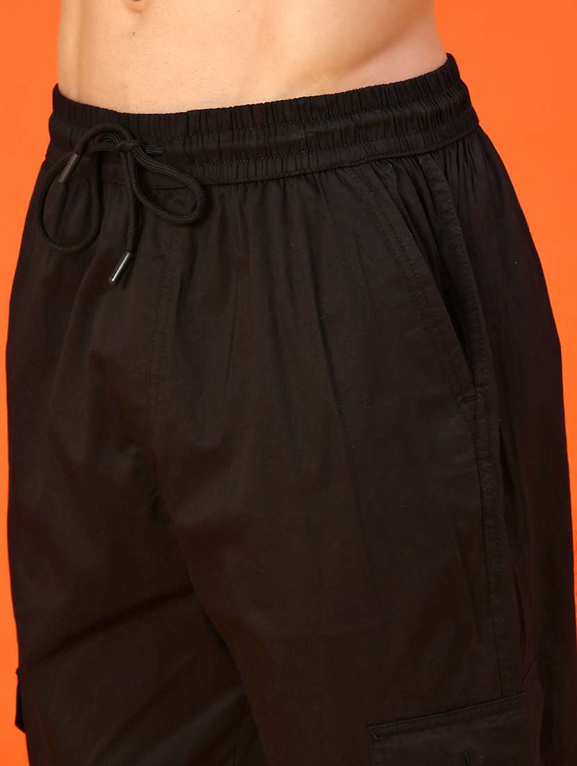 men solid mid rise cargo - 22057098 -  Standard Image - 5