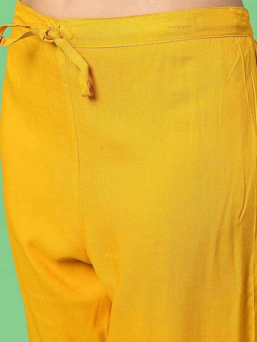 women printed three quarter sleeve kurta pant with dupatta set - 22057487 -  Standard Image - 5