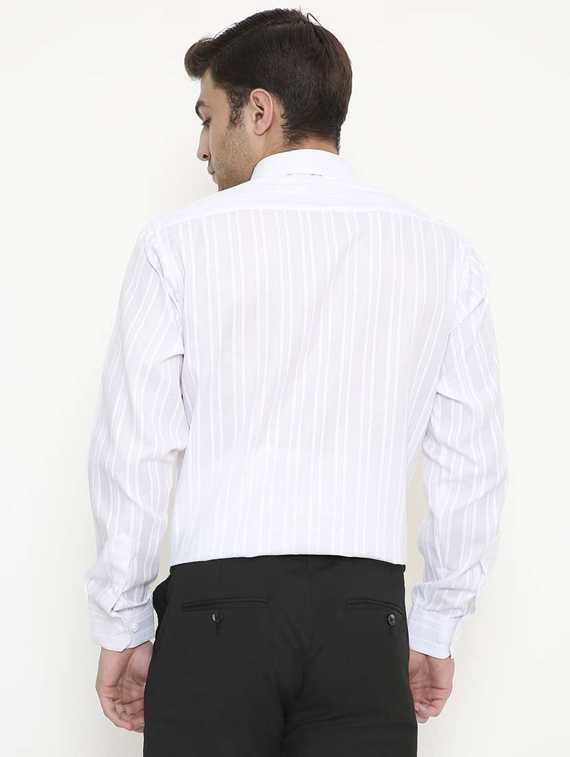 men solid collared long sleeve regular fit shirt - 22057792 -  Standard Image - 3