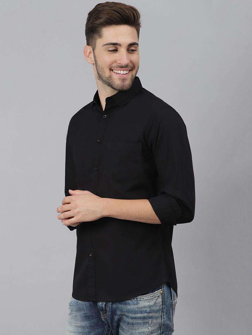 Men Pack Of 2 Solid Long Sleeve Casual Shirt - 22057826 -  Standard Image - 3