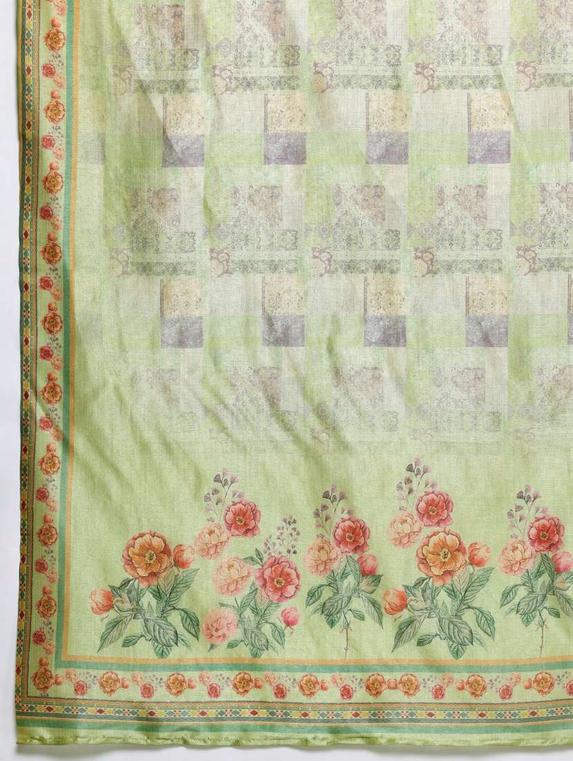 women three quarter sleeve kurta pant with dupatta set - 22057990 -  Standard Image - 5