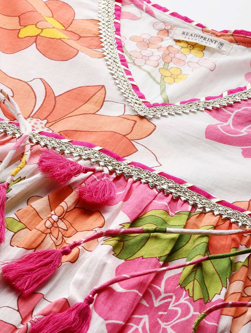 pink cotton kurta palazzo  set - 22058046 -  Standard Image - 3