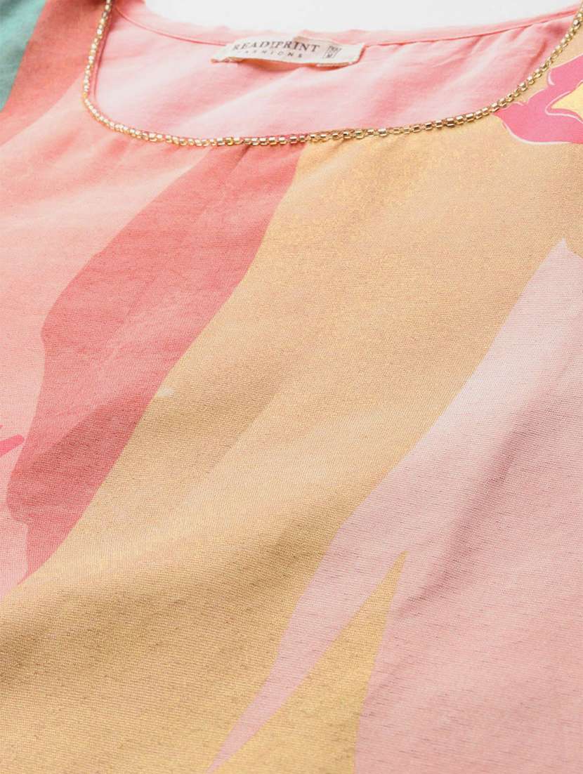 peach chanderi suit  set - 22058117 -  Standard Image - 5