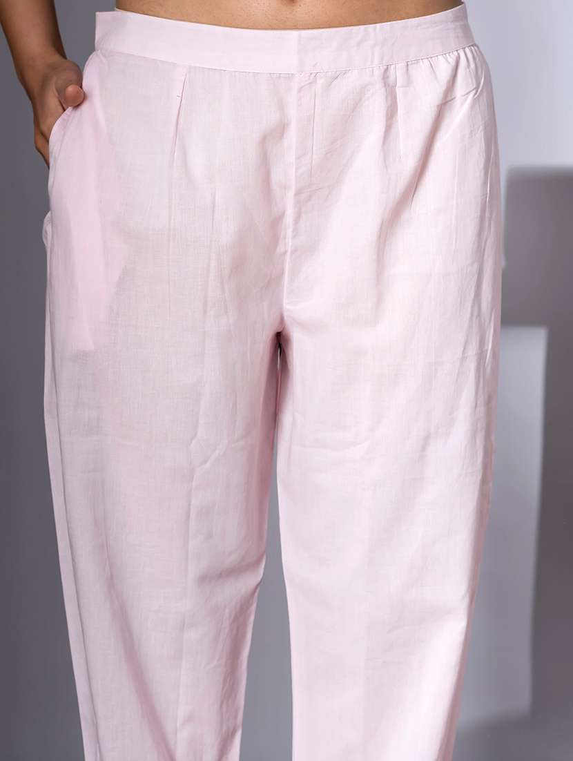 women three quarter sleeve kurta and pant with dupatta  - 22058214 -  Standard Image - 5