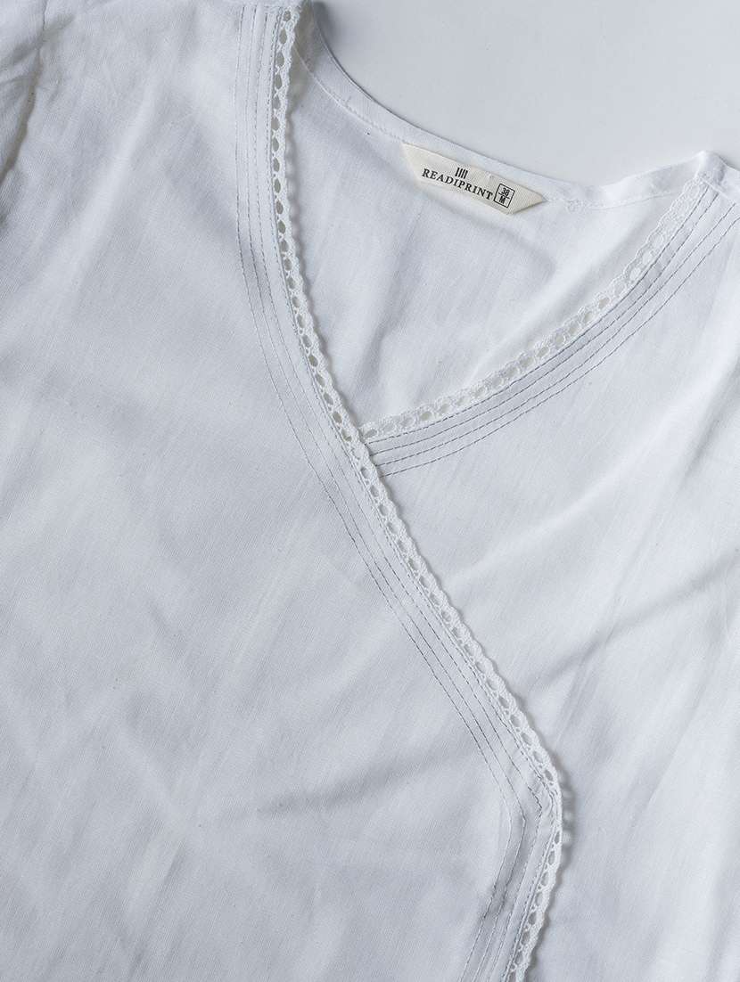 women three quarter sleeve kurta and pant with dupatta  - 22058244 -  Standard Image - 5