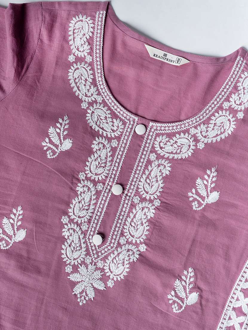 women three quarter sleeve kurta and pant with dupatta  - 22058249 -  Standard Image - 5