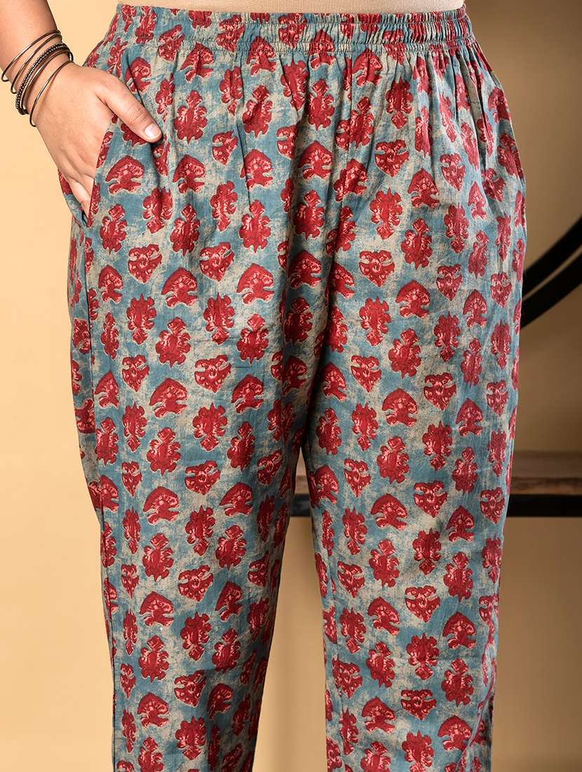 women three quarter sleeve kurta pant with dupatta set - 22058492 -  Standard Image - 5