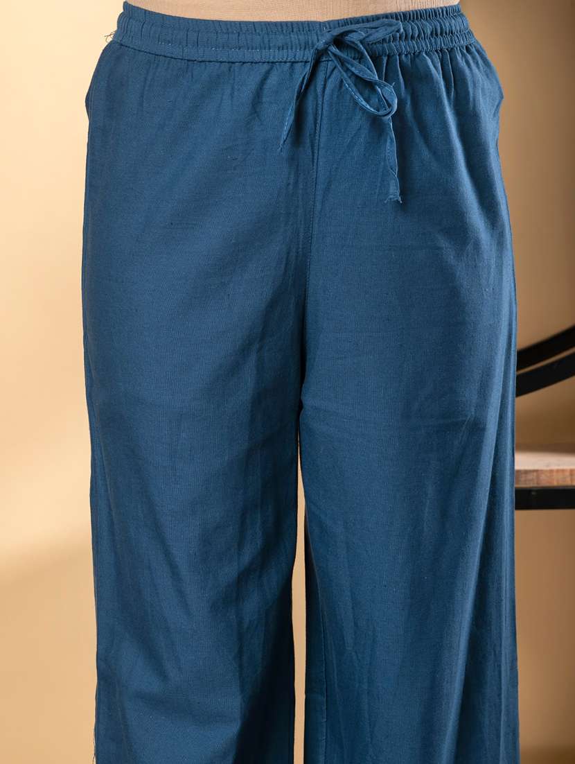 teal cotton suit  set - 22058518 -  Standard Image - 5