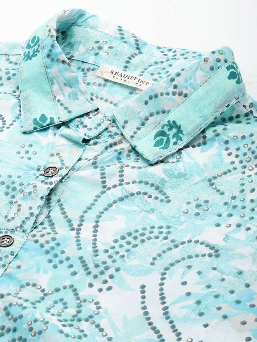 women floral print shirt and trouser co-ord set - 22058560 -  Standard Image - 5