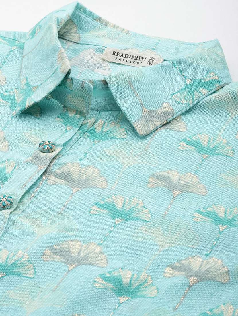 women floral print shirt and trouser co-ord set - 22058564 -  Standard Image - 5