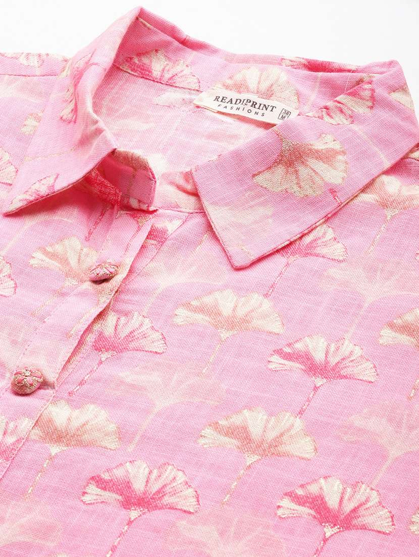 women floral print shirt and trouser co-ord set - 22058565 - Standard Image - 5