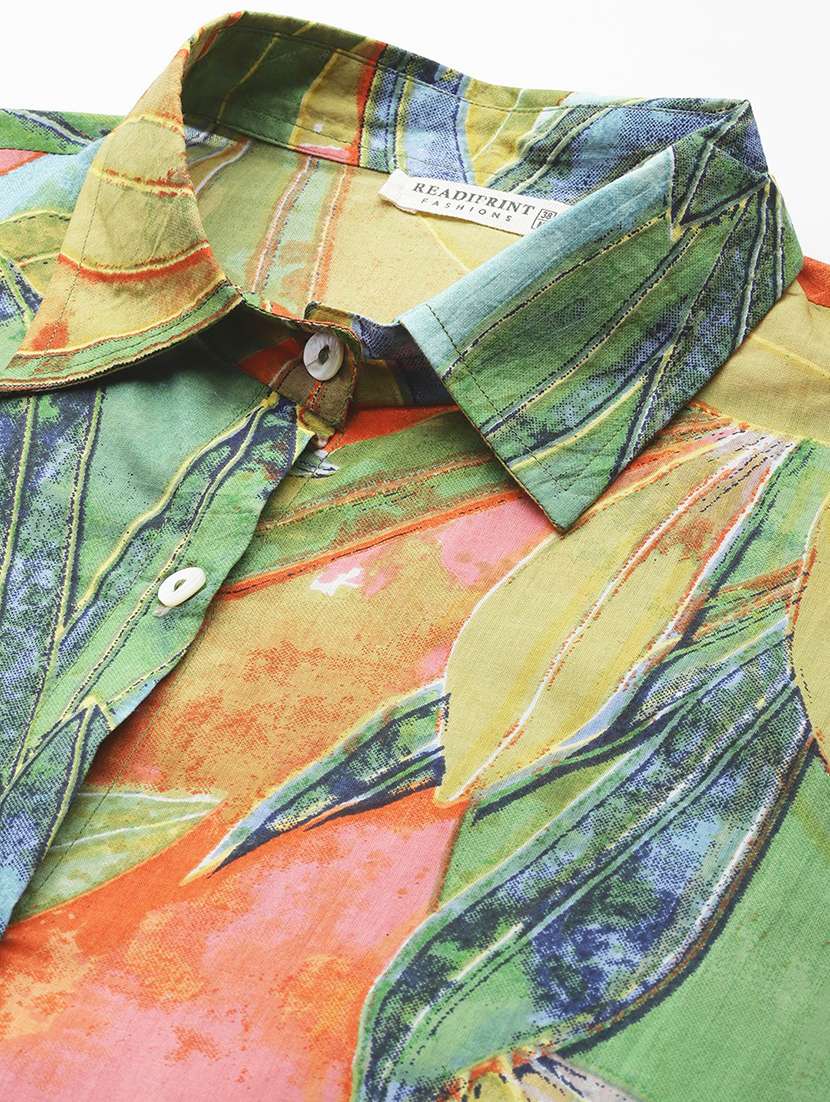 women printed shirt and trouser co-ord set - 22058569 -  Standard Image - 5